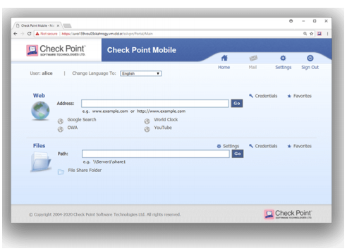 Encrypted SSL/TLS VPN using a Browser